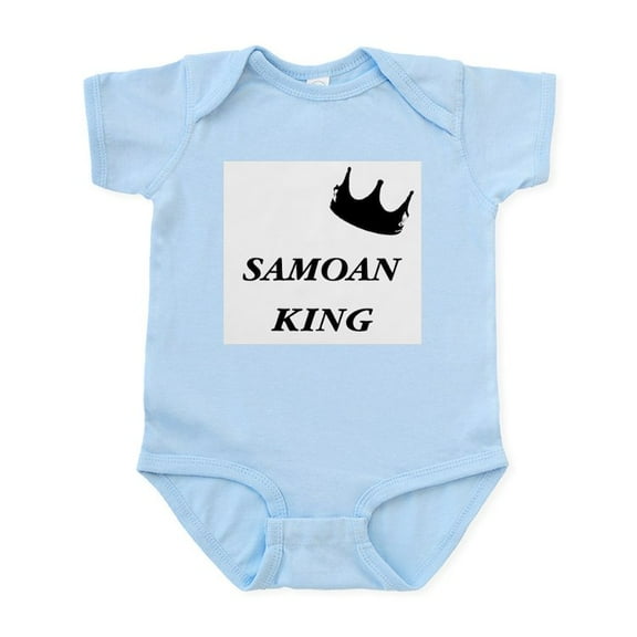 CafePress - Samoan King Infant Bodysuit - Baby Light Bodysuit, Size Newborn - 24 Months
