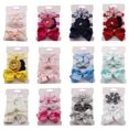 thumbnail image 1 of SPRING PARK Baby Girls Flower Bowknot Elastic Soft Headbands Hair Band Headwear Newborn Infant, 1 of 7