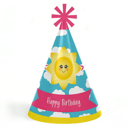 You Are My Sunshine Cone Happy Birthday Party Hats for 