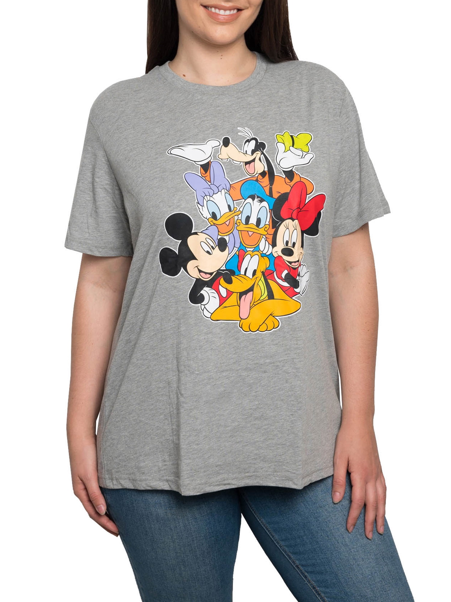 Disney Christmas # 11-8 x 10 Tee Shirt Iron On Transfer Mickey and friends 