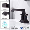 thumbnail image 5 of Tcbosik 2-Handle Oil Rubbed Bronze Modern Lavatory Faucet with Pop Up Drain & Supply Lines, 4 Inches Bathroom Sink Faucet for Bath Washroom and RV, 3 Holes Centerset Vanity Faucet, Lead-Free, 5 of 8
