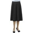 thumbnail image 7 of Women's Retro Pleated Ultrasoft Light Weight Denim Skirt, 7 of 7