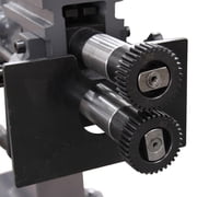 Bead Bender, 8-In Metal Rotary Forming Machine, 18 Ga.(0.048 inch) Thickness,High Flexibility Metal Bending Machine, HAVC Tools Fabrication Bead Bending with 4 Standard Rollers TB-12