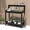 Black, variant on Howcool HDPE Outdoor Potting Bench with Storage & Hooks, 3-Tier Heavy-Duty Garden Workstation Table, All-Weather Potting Table for Patio & Backyard, Blue