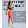 thumbnail image 4 of Nirlux Womens Biker Shorts With Pockets-Yoga Shorts For Women Regular & Plus Size For Gym & Yoga Size 14, 6" Inseam, Dubarry, 4 of 6