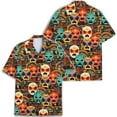 thumbnail image 3 of Funny Colorful Cinco De Mayo Taco Hawaiian Shirt For Men Casual Mens Hawaiian Shirts Short Sleeve Button Down Shirt Men, 3 of 7
