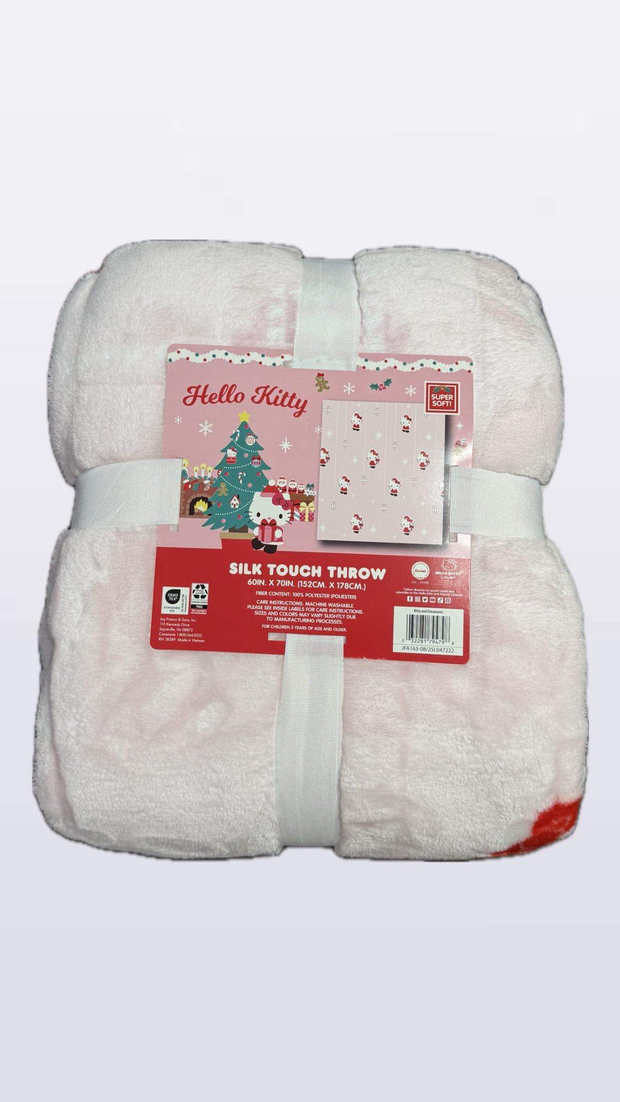 Hello Kitty Holiday Silk Touch Throw, 60" x 70"