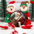 thumbnail image 3 of Santa Claus Custom Ornaments 2025, Santa Claus Ornament, Santa Claus Christmas Hanging Decor, Santa Claus Ornaments for Christmas Tree. V3K7QJ (Santa Claus 8), 3 of 4