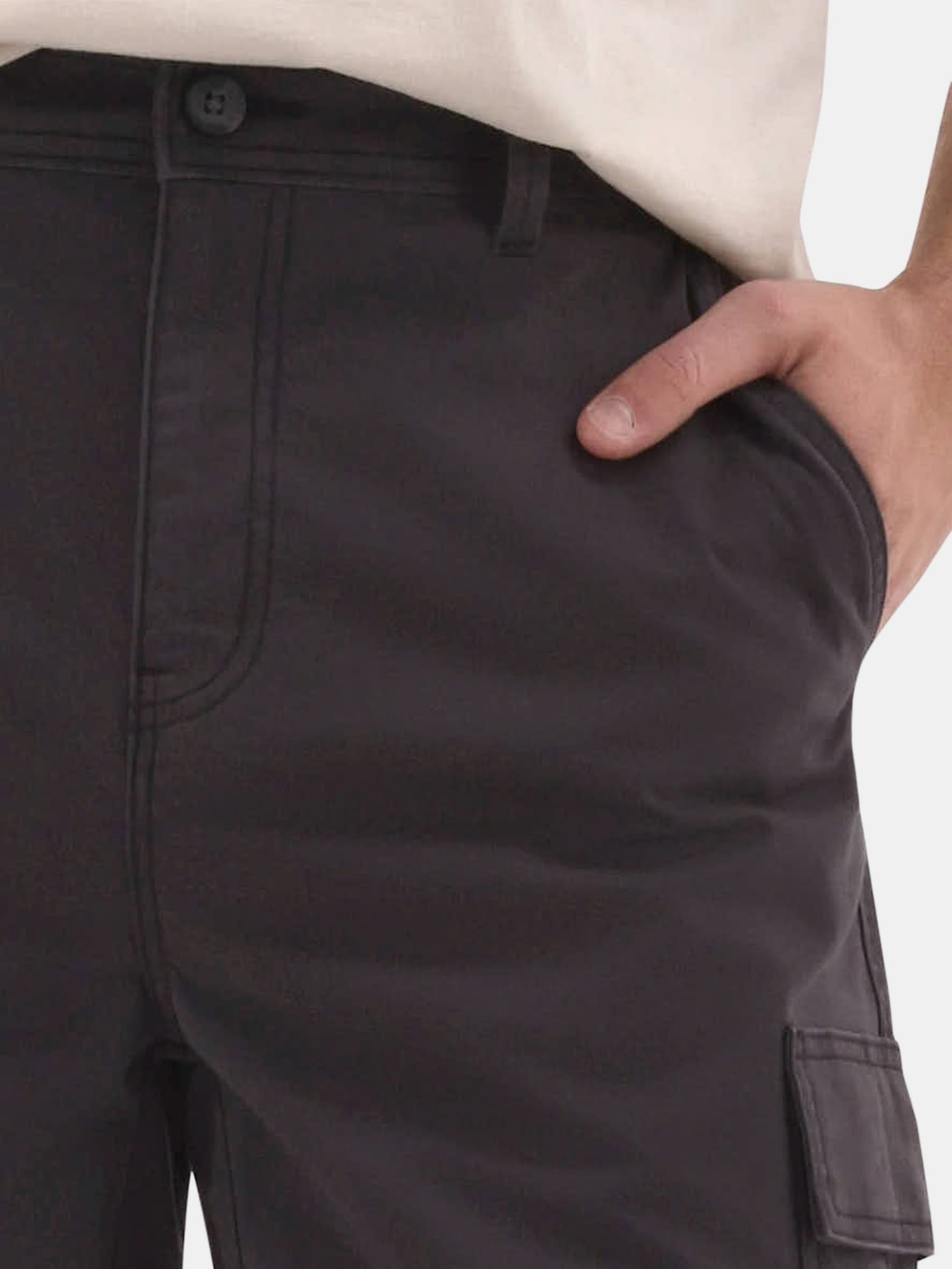 No Boundaries Men's & Big Men's Twill Long Cargo Shorts, 9" Inseam, Sizes XS-5XL