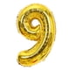 thumbnail image 1 of Globo de aluminio digital grande de 90 cm, globo de helio de papel de aluminio para cumpleaños de 40 pulgadas, dorado, plateado y oro rosa, 1 of 6