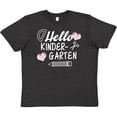 thumbnail image 3 of Inktastic Hello Kindergarten with Hearts and School Supplies Youth T-Shirt, 3 of 5