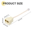 thumbnail image 2 of Uxcell Phone Jack Splitter RJ11 6P4C Telephone Line 2 Way Splitter Adapter for Landline 0.5ft Yellow, 2 of 5