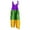 Multicolor#2, variant on DDAPJ pyju Womens Mardi Gras Jumpsuits 2024 Carnival Themed Sequin Printed Bib Overalls Adjustable Straps Wide Leg Rompers Dressy Casual Parade Party Jumpsuit with Pockets on Clearance Multicolor XL