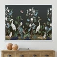 thumbnail image 2 of Designart 'Chinoiserie With Peonies and Birds IV' Traditional Framed Canvas Wall Art Print, 2 of 5