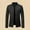 Black, variant on Mens Tops Clearance Men's Casual Lightweight Suit Stand Mandarin Collar Blazer Long Sleeve Button Down Jackets Sport Business Coat