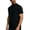 Black, variant on Mens Mock Neck T Shirts Short Sleeve Knit Undershirt Basic Solid Color Pullover Tops Summer Slim Fit Casual Tees