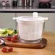 thumbnail image 2 of Vegetables Salad Spinner Lettuce Leaf Vegetable Dehydrator Greens Washer Dryer Drainer Crisper Strainer For Washing Drying Leafy, 2 of 5
