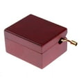 thumbnail image 4 of Miniature Wood Hand Cranked Music Box Plays Love Gift, 4 of 6