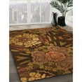thumbnail image 3 of Ahgly Company Machine Washable Indoor Round Transitional Night Red Area Rugs, 3' Round, 3 of 7