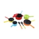 thumbnail image 2 of 10 piezas Little Chef Kitchen Juego de cocina Regalo de juguetes de cocina con Pots Patinas de cocina Playset jugando a los niños Playset de cocina, 2 of 8