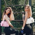 thumbnail image 2 of Mini Gym Bag for Women Girls Small Gym Tote Bag with Wet Compartment Waterproof Travel Duffle Bag Cute Workout Sport Bag, 2 of 7