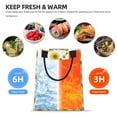 thumbnail image 5 of XMXT Reusable Lunch Bag Women, Sunflower Flower Background Large Lunchbox Insulated Lunch Box for Work School, 5 of 8
