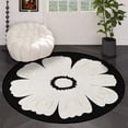 thumbnail image 1 of Fwttom Large Round Area Rug for Living Room Bedroom, Non-Slip Rugs for Kids Room, Background Washable Carpet Floor Mat for Home Nursery Room Decor, 1 of 8