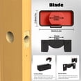 thumbnail image 3 of Mortise Slot Tool, Door Latch Installer With Adjustable Blade, for Lock Installation, Orange, 3 of 7