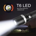 thumbnail image 3 of TopOne Zoomable Outdoor Ultra Bright Lamp Torch, Tactical Police 90000lumens T6 3modes, Led Flashlight Rechargeable Mini Torch Light, 3 of 8