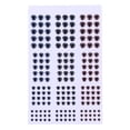 thumbnail image 1 of Bgsha 183Pcs/lot Fishing Lure Eyes Holographic 3D 3-6mm Artificial Fish Eyes Sticker, 1 of 9
