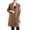 Khaki-blazers for women, variant on FNFYFH Long Linen Blazer Women Long Sleeve Button Down Trench Coat Loose Fit Lightweight Blazers with Pockets