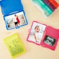 thumbnail image 2 of Paper Junkie Photo Storage Box - 4 x 6 in Clear Plastic & 6 Multicolor Inner Cases - Snap-Close Photo Storage Containers & Sticker Box, 2 of 10