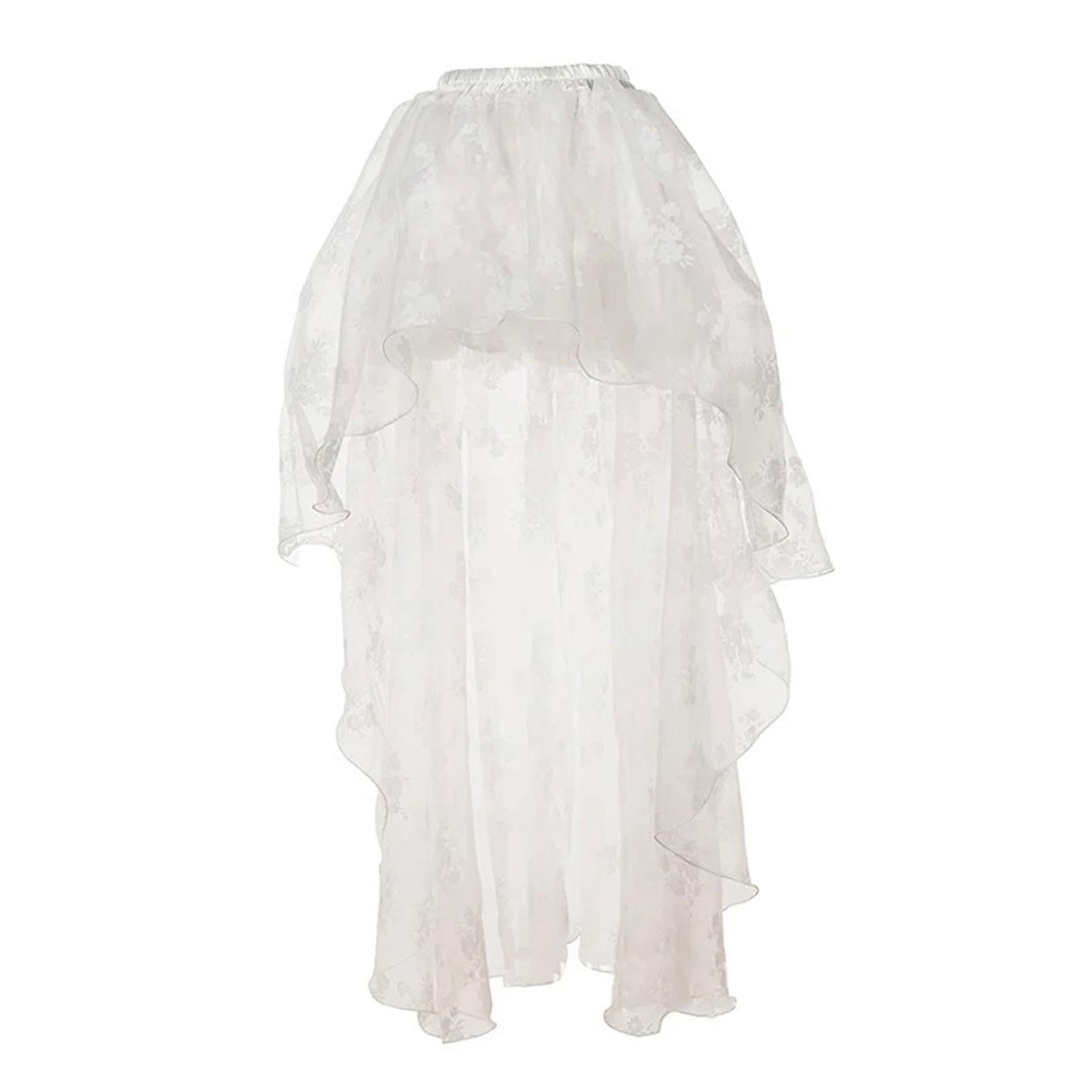 High low tulle skirt wedding 2025