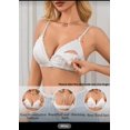 thumbnail image 1 of Maternity solid color lace trim nursing bra, 1 of 5