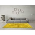 thumbnail image 3 of Ahgly Company Indoor Rectangle Persian Yellow Traditional Area Rugs, 5' x 8', 3 of 4