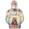 thumbnail image 2 of Freedom Cocker Spaniel on Independence Day 4th of July All Over Print 3D Hoodie Unisex Merch Hoodies Cockers Dog Lover Gifts - 01005, 2 of 6