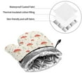 thumbnail image 6 of Cauagu Flat Mushrooms Print Oven Mitts and Pot Holders 4 pcs Set,Extra Thicken Long Kitchen Oven Glove Potholders BBQ Gloves-Oven Mitts and Pot Holders(11 Inch), 6 of 6