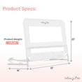 thumbnail image 3 of Barda de Seguridad Dream On Me 33'' Cama de Niños -Blanco, 3 of 5