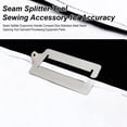 thumbnail image 2 of Hioecau Seam Splitter Ergonomic Handle Compact Size Stainless Steel Seam Opening Tool Garment Processing Equipment Parts, 2 of 8