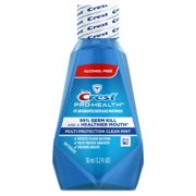 Crest Pro Health Mouthwash Clean Mint Alcohol Free, 1.2 oz.