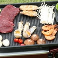 BBQ Grill Pan Plate Portable NonStick Coating Stove Cooker Tray