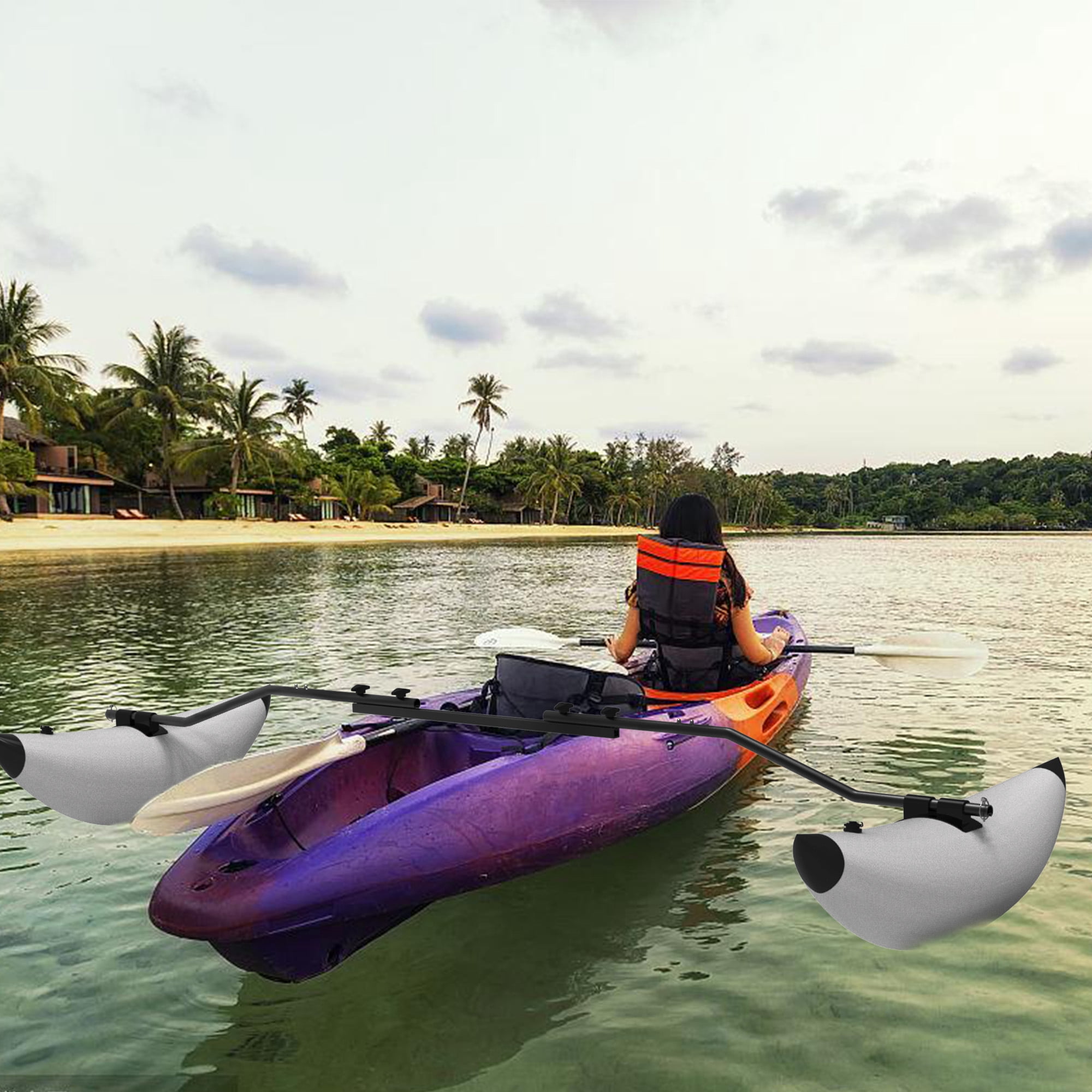 FDB Aluminum PVC Inflatable Pontoon Canoe Outrigger Kit