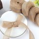 thumbnail image 2 of Cinta de tela de lino grueso de yute Retro 2023 Natural, manualidades DIY, cinta de lino, decoración de embalaje de boda, fiesta de Navidad, 6mm-50mm, 2 of 4