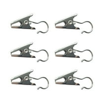 LABSERRON 50Pcs Heavy Duty Small Metal Clips for Curtains and Draperies