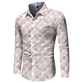 thumbnail image 1 of Camisa de lujo con estampado 3D de flores camisas para hombres y mujeres blusas de gran tamaño a la moda camisas de solapa para hombres camisas de playa ropa masculina de negocios, 1 of 6