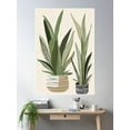 thumbnail image 2 of Two Dracaena Trifasciata, Snake Plants Poster Wall Art, Modern Wall Decor For Living Room Bedroom, 8x12 UNFRAMED, 2 of 3