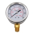 thumbnail image 1 of MasteelfCA 1PC Stainless Steel Pressure Meter Replacement Dial Pressure Gauge for Water Gas, 1 of 7