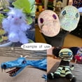 thumbnail image 5 of 20pairs 9mm Glass Safety Eyes with Washers,Dome Animal Eyes Vertical/Round Pupil Cat&Dragon Eye Designs for Plush Toys Amigurumi DIY Teddy Bear Doll Crafts Accessories, 5 of 5