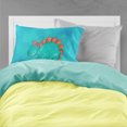 thumbnail image 2 of Stegosaurus Watercolor Fabric Standard Pillowcase, 2 of 2