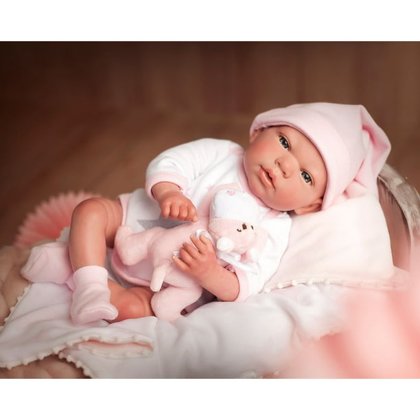 Simplemente desbordando tema bádminton Munecas Arias - Baby Reborn Gala With Blanket - Walmart.com